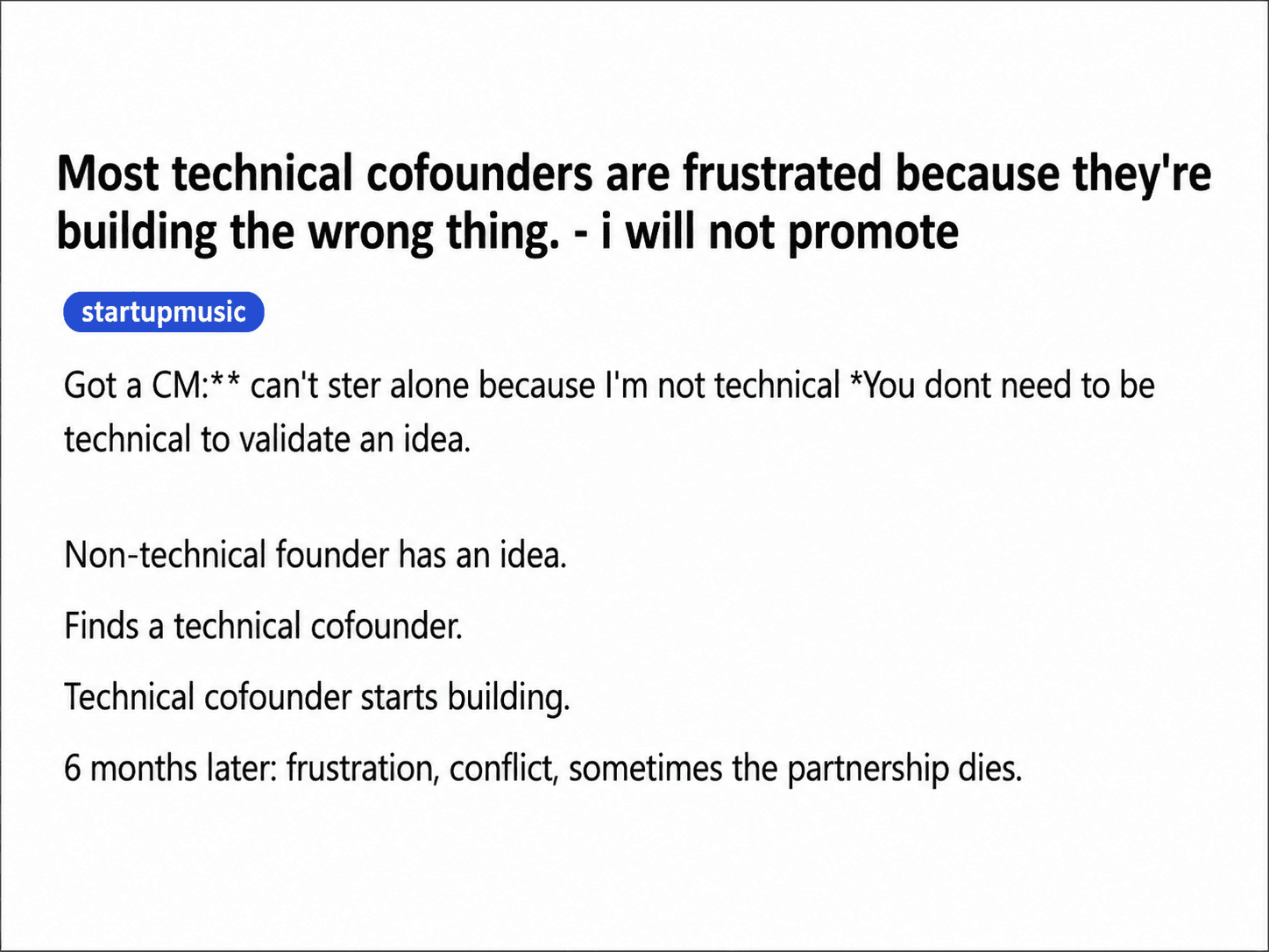 Founder problem signal 9